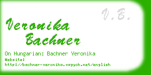 veronika bachner business card